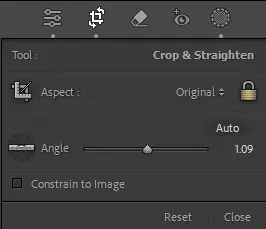 Lightroom adjustment