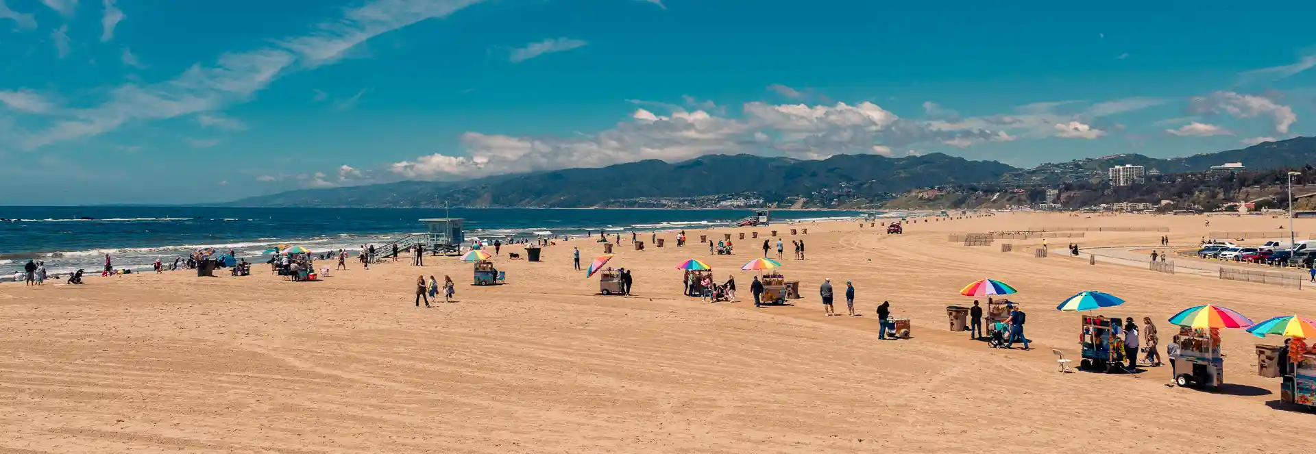Santa Monica Beach Panorama photo in the Travel gallery