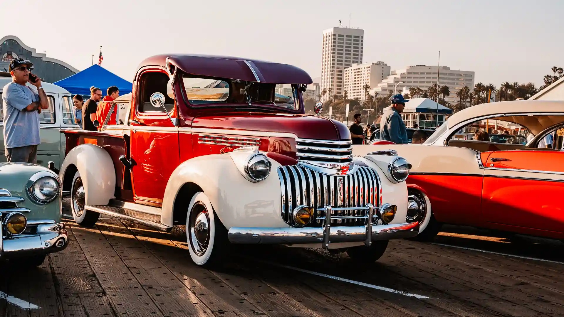 Santa Monica Pier Thursday Car Show photo in the Travel gallery