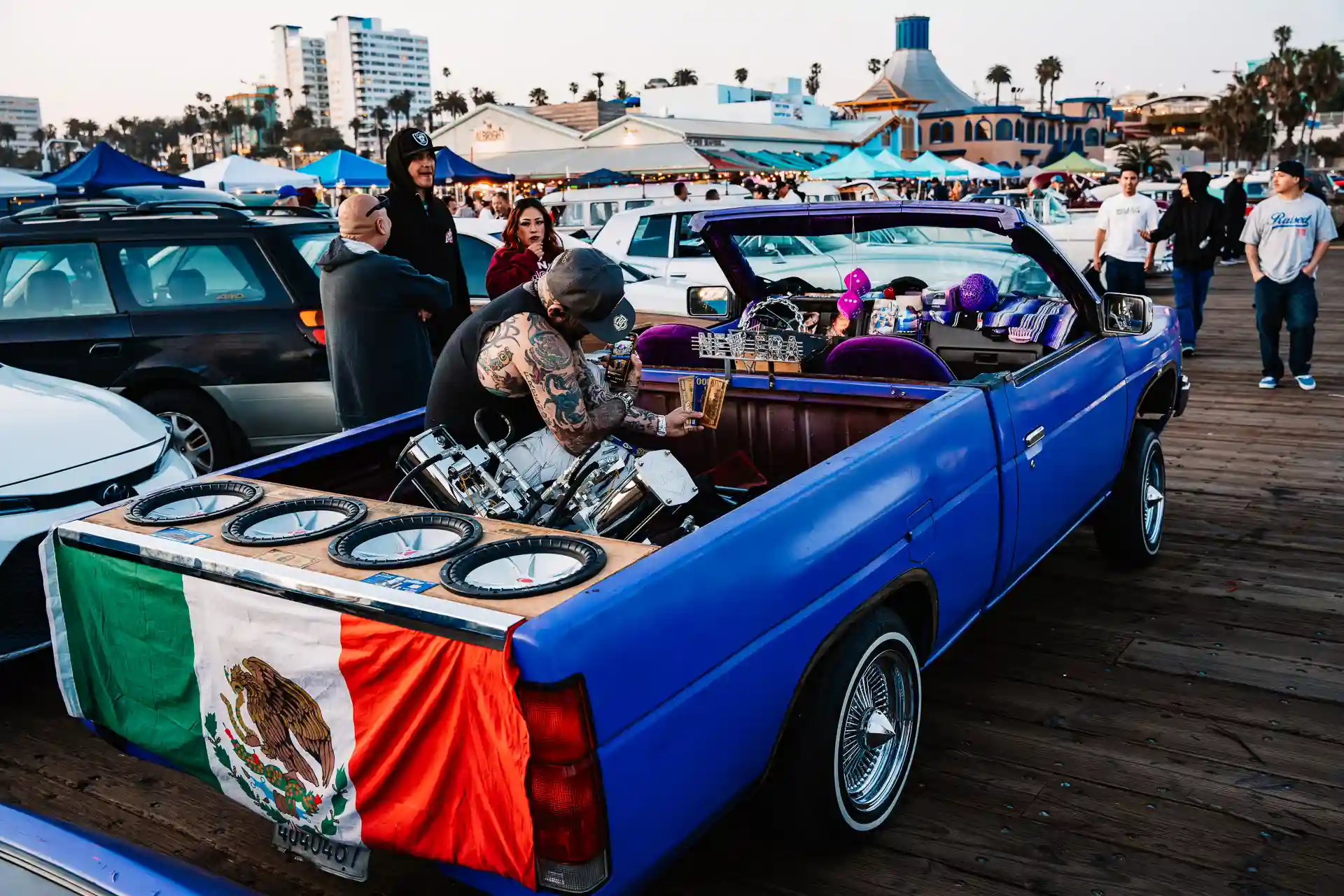 Santa Monica Pier Thursday Car Show photo in the Travel gallery