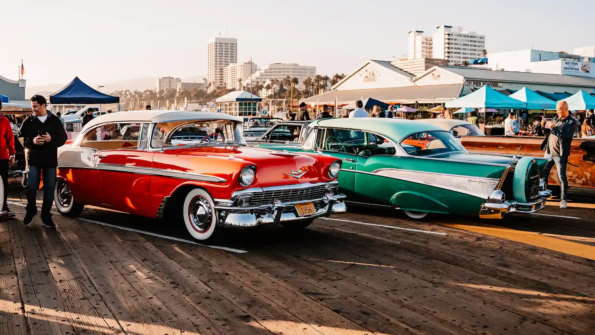 Santa Monica Pier Thursday Car Show photo in the Travel gallery
